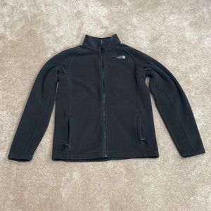 The North Face, boys XL (18/20), black fleece jacket